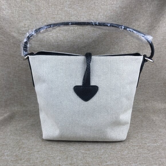 NWT Longchamp Essential Toile Bucket Bag - Picture 4 of 12